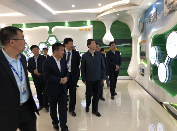 河南省委副書記、省長陳潤兒一行蒞臨 花花牛集團魯山瑞亞牧業(yè)有限公司視察調(diào)研